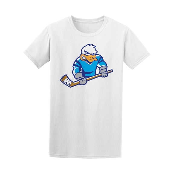 Angry Duck Ice Hockey Mascot Tee Men's -Image by Shutterstock