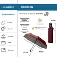 thumbnail image 2 of Paraguas Sombrilla Automático Importadora La Merced Vino Filtro UV Altamente Resistente, 2 of 5