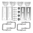 thumbnail image 2 of Kit de soporte para litera giratoria para portaequipajes de barco, fácil de instalar, pernos en U, accesorios resistentes para remolques de, 2 of 9