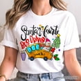 thumbnail image 2 of Santa&rsquo;s Favorite School Bus Driver T-Shirt, Merry Holiday Tee, 2 of 5