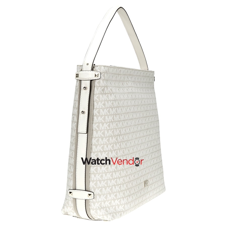 michael kors griffin large logo shoulder bag