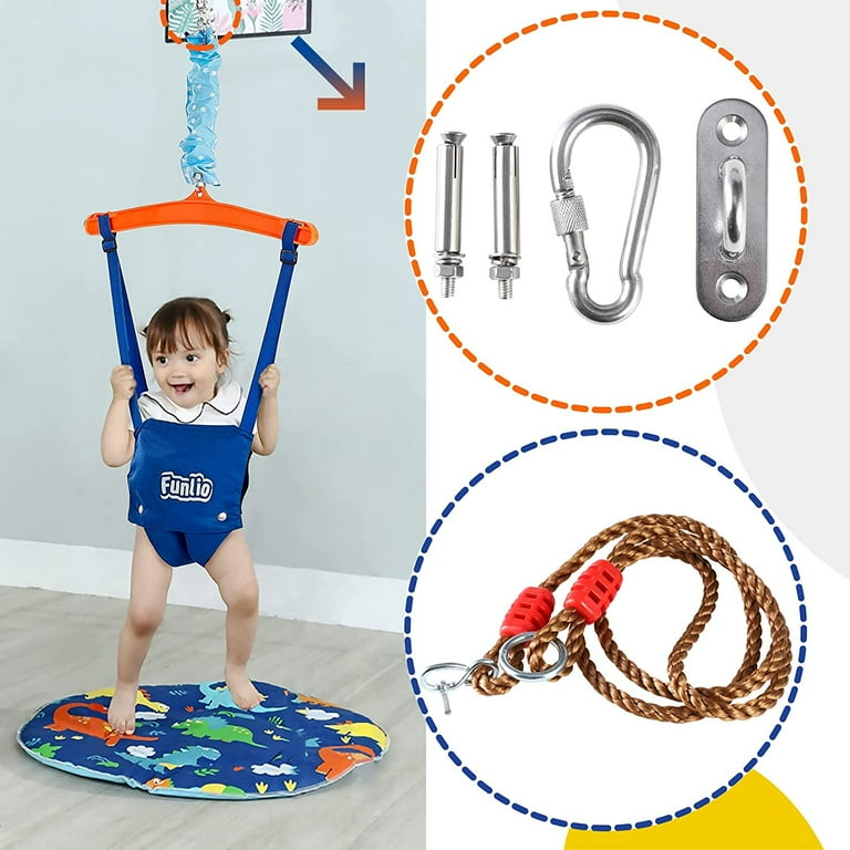 FUNLIO Baby Jumper with a Ceiling Hook for 6-24 Months, Baby Door