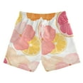 thumbnail image 7 of FORMRS Boys Swim Trunks Quick Dry Mesh Liner Boardshorts Sizes XS-XL, Pink Floral Orange, 7 of 7