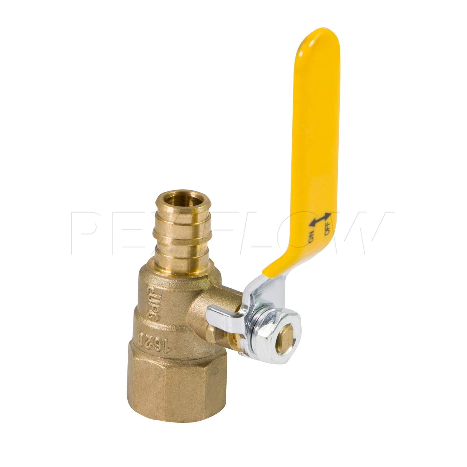 Heavy Duty Brass Full Port PEX Ball Valve with 3/4 in. FIP x 3/4 in. PEX Connections (10 Pack)