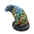 thumbnail image 4 of Herrnalise Dream Animal Table Lamp,Retro Painting Bohemian Resin Decorative Bedside Lamp,Stained Resin Animal Series Night Light Bedside Bedroom Decoration for Animal Lover Christmas Gift(Leopard), 4 of 8
