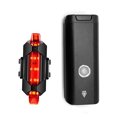 thumbnail image 2 of Faro delantero para bicicleta Nikou Aleación de aluminio carga USB luz de advertencia roja, 2 of 13