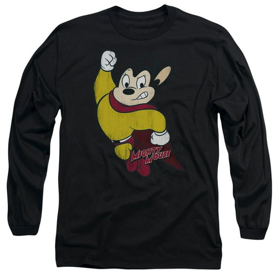 Mighty Mouse - Classic Hero - Long Sleeve Shirt - Large