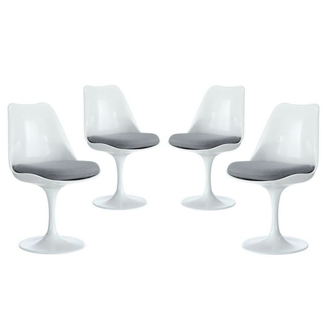 Hawthorne Collection Dining Side Chair in Gray (Set of 4)