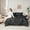 Black Gray, variant on jejeloiu Victorian Flower 7pcs Bedding Comforter Set,Vintage Damask Theme Queen Bedding Sets,Black Gray Queen Sheet Sets For Men Women,Lightweight Room Decorative Reversible