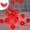 Red B, variant on Gecau 78.7 Inches LED Strawberries String Lights Party Ambient Lights Birthday Decoration Scene Decoration Lamps Fruit Shape Battery Powered Elaborately Made Red 8x8 Inch Home G