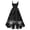 White, variant on Halloween Summer Dresses for Women Sleeveless Maxi Party Dress A Line Swing Spooky Skeleton Dress Cosplay Halloween Costumes