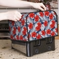 thumbnail image 7 of Haiem Leaves And Flowers Print Toaster Covers 4 Slice Wide Slot,Bread Dust Cover & Fingerprint Protection,Bread Machine Cover,Appliance Covers, 7 of 7