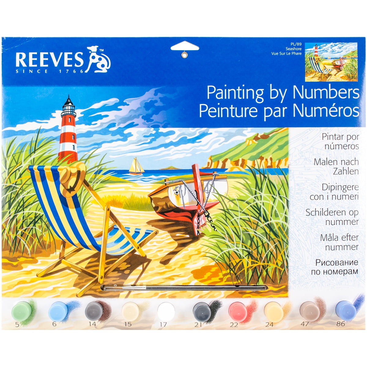 Paint By Number Kit 12"X16"Seashore Walmart Canada