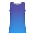 thumbnail image 2 of Daiosportswear Beach Tank Tops for Men Sleeveless Gradient Muscle Shirt Summer Vacation Tropical Casual Vest Multicolor-B 16(XXXXL), 2 of 4