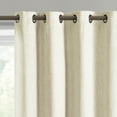 thumbnail image 3 of Better Homes & Gardens Solid Woven Textured Grommet Blackout Curtain Panel, 1-Piece, Ivory, 50" W x 84" L, 3 of 8