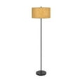 thumbnail image 5 of Cal Lighting 100 Watt Octavia Black Metal Pole Lamp with Kraft Shade, 5 of 5