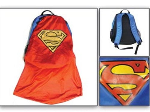 superman backpack with cape