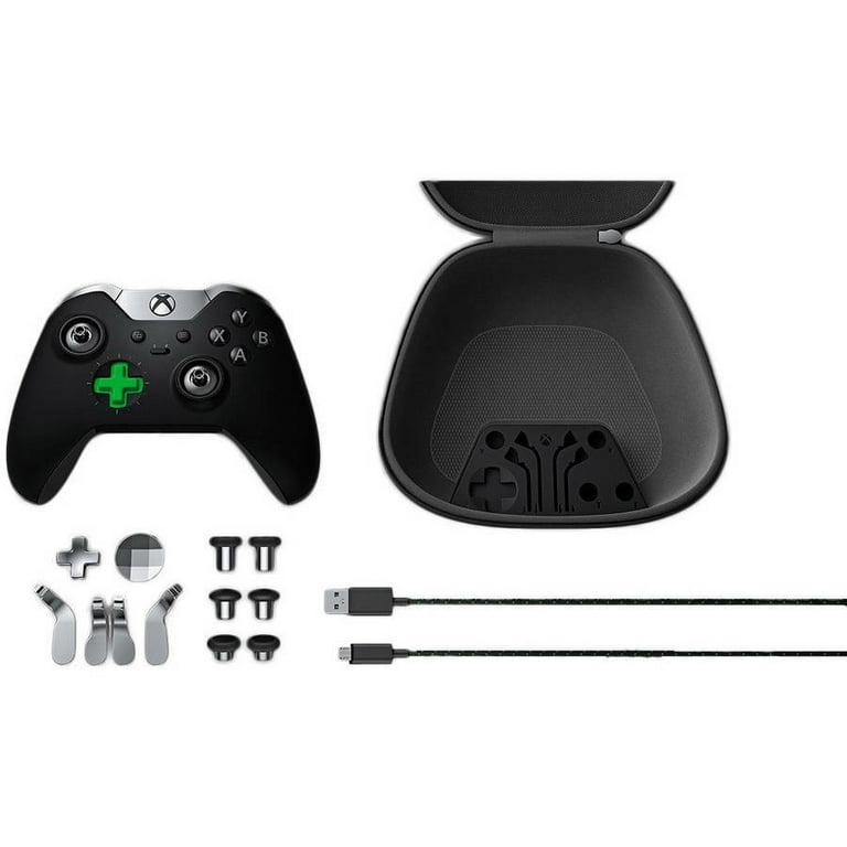 Inyección Gastos de envío cómodo Microsoft Xbox One Elite Wireless Controller, Black, HM3-00001 - Walmart.com