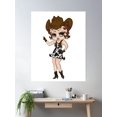 thumbnail image 2 of Cowgirl Betty Boop Jolene Edition Poster Wall Art, Modern Wall Decor For Living Room Bedroom, 24x36 UNFRAMED, 2 of 3