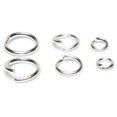 thumbnail image 1 of Jewelry Basics Metal Findings 120/Pkg-Silver Jump Rings 4mm, 6mm & 8mm, 1 of 2
