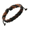 thumbnail image 3 of Miangastore Braided Bracelet for Men Noble and Cool Multi Color Synthetic Material One Size Fits All, 3 of 8