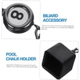thumbnail image 4 of Portable Cue Chalk Holder, Lightweight Billiards Pool Cue Chalk Holder, Billiards Chalk Holder with Key Ring, Pool Cue Case, Retractable Cord Extending up to 50cm Key Loop for Billiards Lovers, 4 of 8