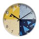 thumbnail image 1 of Reloj de pared moderno geométrico de 30 cm, silencioso, cuarzo, plástico, 1 of 1