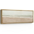 thumbnail image 3 of IDEA4WALL Extra Large Framed Canvas Print Wall Art Serene Shoreline Abstract Beach Illustrations Antique Pastel Seascape Wall Decorative Oversized Artwork Relax/Calm for Living Room - 60"x20", 3 of 5