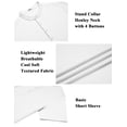 thumbnail image 6 of COOFANDY Men's Polo Shirts Short Sleeve Pique Jersey Golf Shirt Casual Summer Collared T-Shirts, 6 of 7