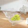 thumbnail image 1 of PENIKOKO 1Pcs Clear Risers Display Stands Plastic Tiered Presentation For Retail Store Cold Cabinet Use, 1 of 8