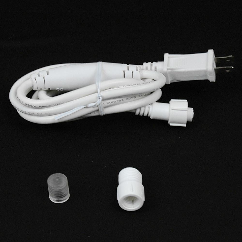 Novelty Lights 1/2" Rope Light Connector Cord, 2 Wire, Kit Comes with