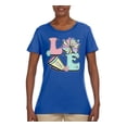 thumbnail image 2 of Wild Bobby Love Cheer Women Graphic Tee, 2 of 6