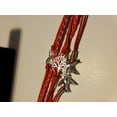 thumbnail image 5 of Charm Leather Bracelets For Women/Men Red With Tree and Bird,  Leather Bracelets, 5 of 8