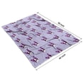 thumbnail image 4 of Purple Boston Terrier Puppy Blanket,Comfortable Soft Flannel Throw Blanket,All Season,Warm Lightweight Blankets for Sofa Bed Couch Living Room Chair,40"x50", 4 of 4