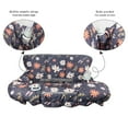 thumbnail image 2 of Shopping cart cover with removable pillow for baby boy & girl, kids high chair cover, with Cellphone Holder,Infant Grocery Cart Cushion, Flowers, 2 of 6