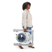 Ingenuity Smooth Strides Activity Baby Walker for Developmental, Chambray, 6 - 12 Months