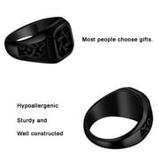 Jewmon Star of David Ring Judaic Magen David Star Finger Ring Jewish David Gothic Judaism Jewelry