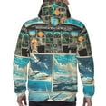 thumbnail image 7 of Picia Comic Airplane Cockpit Illustration Pattern Casual Men's Hoodie - Lightweight Hooded Sweatshirt with Kangaroo Pocket, Comfortable Pullover for Everyday, Travel-3X-Large, 7 of 7