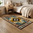 thumbnail image 2 of ODIKA Cabin Cowboy Southwestern Stripe Border Mens Decorations Reindeer Easy Care Kids Safe for Small Living Room, Playroom, Bedroom, 2 of 7