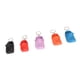 thumbnail image 5 of Llavero De Sandalias Con Agujeros, Llavero De Zapatilla Multiusos Suave, 5 Piezas, Naranja, Negro, Rojo, Violeta, Azul Lago, Exquisito Para Teléfono Celular Para Mochila, 5 of 7