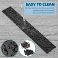 thumbnail image 5 of FUS Outdoor Rubber Stair Treads 4" x 24" inch Heavy Duty Textured Non-Slip Strips, 5 of 7