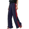 thumbnail image 2 of Women's Straight Leg Palazzo Pants Elastic Waist Casual Strechy Trousers 2026 with Drawstring, 2 of 7
