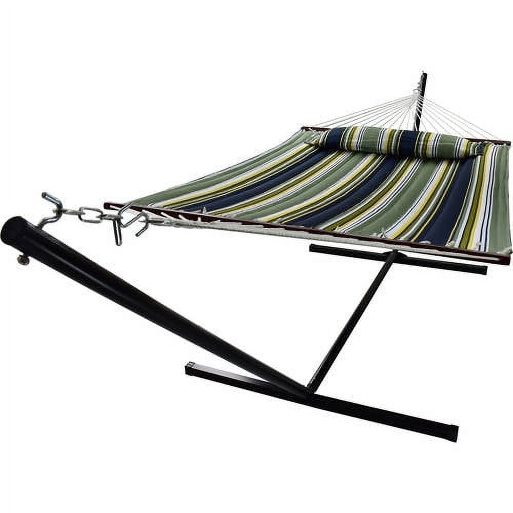 Sorbus Hammock with Spreader Bars and Detachable Pillow, Heavy Duty, 450-Pound Capacity