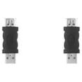 thumbnail image 3 of ZLight New Portable IEEE 1394 6 Pin Female to USB Type 1 .1/2 .0 A Male Adaptor Adapter black 5.3x1.8x1cm 2Set, 3 of 6
