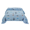 thumbnail image 2 of Soft Washed Cotton Kids Summer Quilt, Single Size Lightweight Conditioner Blanket, Washable Thin Bedspread for Baby Nap, 1 Piece, 2 of 5