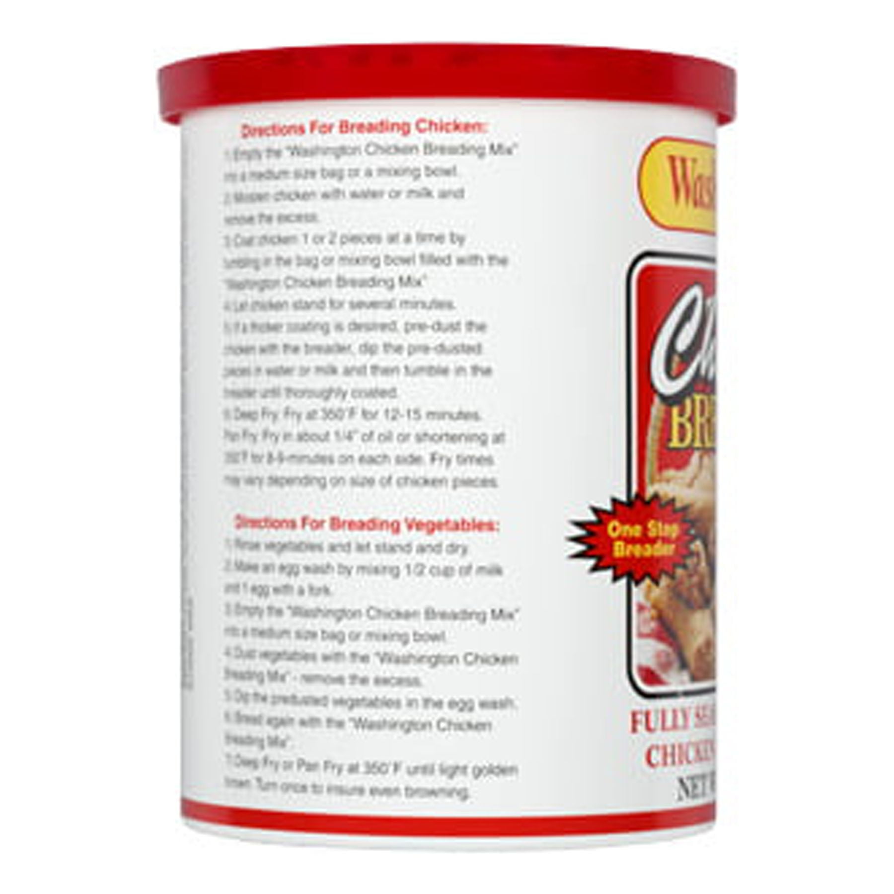 (2 pack) Washington Chicken Breading Mix, Seasoning, 20 oz Canister