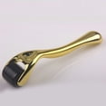 thumbnail image 2 of Rodillo de microagujas 540 Acero inoxidable Negro Cuerpo facial Barba Cabello Uso doméstico con estuche de almacenamiento-dorado-HERRAMIENTAS DE BELLEZA-0.25 mm, 2 of 5