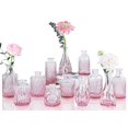 thumbnail image 1 of Set de jarrones de cristal UPBUD Pink 12 para centros de mesa de boda, 1 of 7
