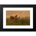 thumbnail image 2 of Jozef Chelmonski 18x13 Black Modern Framed Museum Art Print Titled - Thunderstorm (1896), 2 of 5