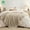 Oatmeal, variant on Cozy Comfort Sage Green Throw Blankets for Couch, Decorative Waffle Woven Blanket with Tassels, 50x60 inches